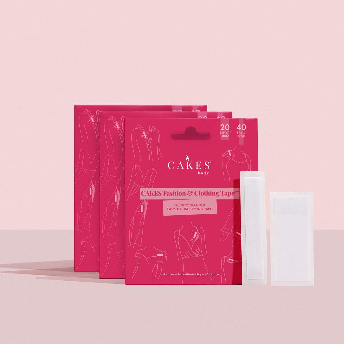 CAKES Fashion & Clothing Tape™ 3-Pack Special Occasion Wardrobe Addition