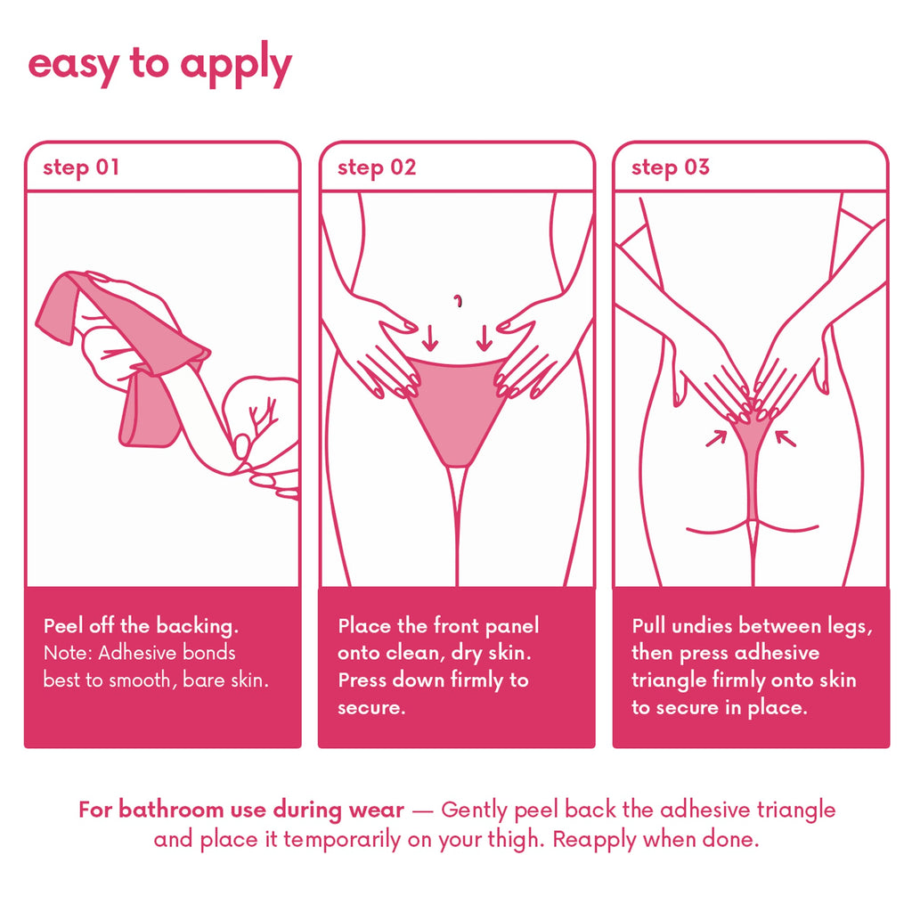 CAKES Invisible™ undies 3-Pack Your Morning Dressing Essential
